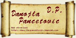 Danojla Pančetović vizit kartica